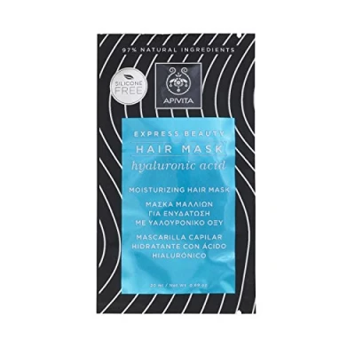 Immagine di Apivita Maschera Capelli Idratante all&#039;Acido Ialuronico, 20 ml
