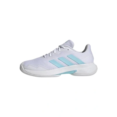 Immagine di adidas CourtJam Control Tennis Shoes, Scarpe Donna, Cloud White/Bliss Blue/Cloud White, 36 2/3 EU