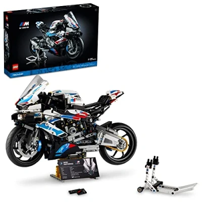 Immagine di LEGO Technic BMW M 1000 RR 42130 Model Building Kit; Build A Stylish Motorcycle Display with This Rewarding Set for Adults; Fans (1,925 Pieces)