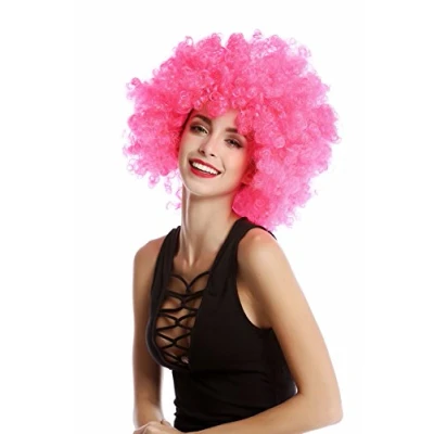 Immagine di WIG ME UP Parrucca Afro Anni 70 Party Funk Disco Foxy Colore Rosa PW0011 PC5