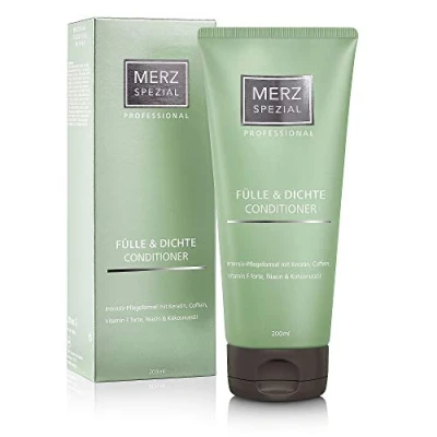Immagine di Merz Spezial Professional Balsamo per capelli pienezza e densità con cheratina caffeina ridurre la rottura dei lisci (1 x 200 ml)
