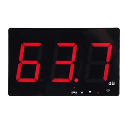 Immagine di Decibel Meter Misuratore di Livello del Suono Digitale Volume Rumore Fissato Muro Gamma Misurazione 30 130 Db Display LCD