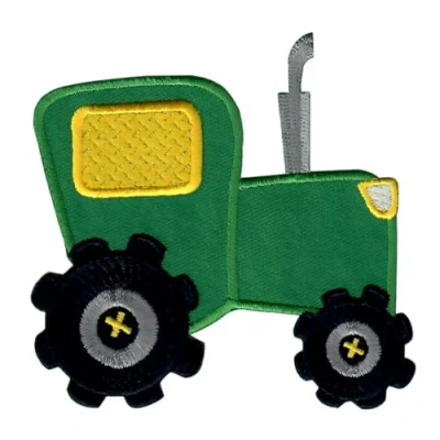 Immagine di PatchMommy Toppa Termoadesiva Trattore Patch Ricamate per Ferro da Stiro o Cucire Toppe Adesive Vestiti, Applicazioni Tessuti Bambini