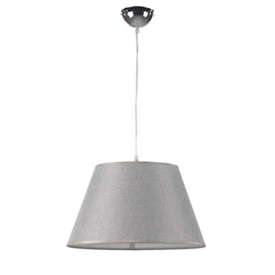 Immagine di ONLI lampada sospensione con paralume in tela colore grigio