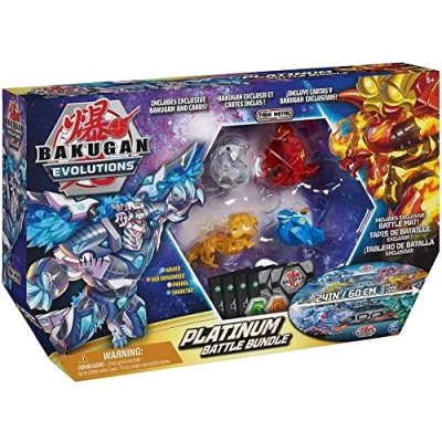 Immagine di Bakugan Evolutions: Cofanetto Platinum Battle Bundle Stagione 4 (4 e 1 arena in tessuto)
