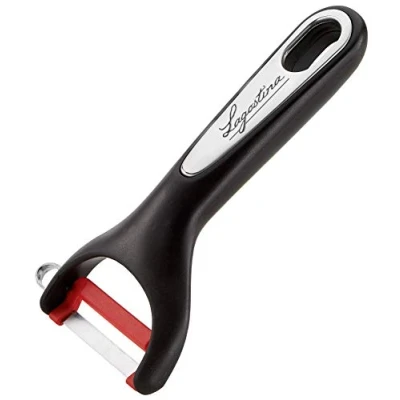 Immagine di Lagostina Ingenio Smart Sbucciatore Verticale, Plastica e Acciaio, Nero Rosso
