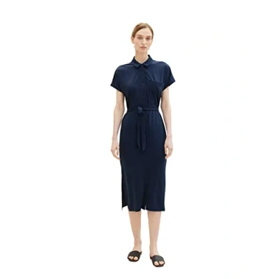 Immagine di TOM Tailor Abito a camicia, Donna, Taglia: 34, Midnight sail