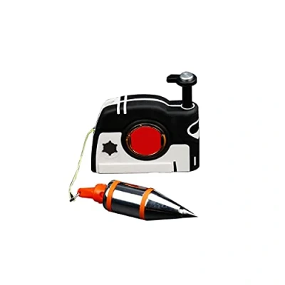 Immagine di Filo a Piombo di Rite Plump Magnetico, 310g Bobina Sistema con e Piombino Martello Magnetico Livello Lineare Muratura Cavo Riavvolgimento Automatico da 4,5m