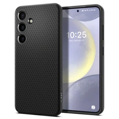 Immagine di Spigen Liquid Air TPU Back Cover Nero Samsung Galaxy S24+