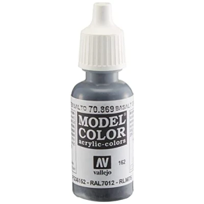 Immagine di Vallejo 70.869 Colore Acrilico Opaco , Grigio (Basalt Grey), 17 ml, 1 Pezzo