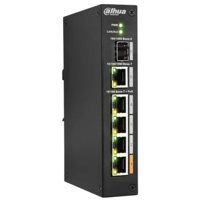 Immagine di DAHUA POE SWITCH PFS3106 4ET 60 V2 NETWORK CONNECTION, UNMANAGED