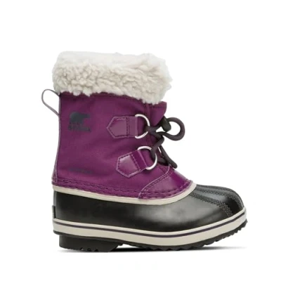 Immagine di Sorel Yoot Pac Nylon WP, Stivali da Neve Impermeabili, Unisex Bambini e ragazzi, Wild Iris/Dark Plum 2024, 27 EU