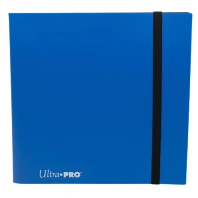 Immagine di Ultra Pro Eclipse 12 tasche Pacific Blue Binder per 480 carte di dimensioni standard, protegge da collezione, gioco e sportive in custodie Deck Protector