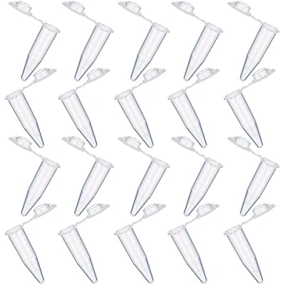 Immagine di 20 Pezzi Tubo per Centrifuga,Plastica Centrifuga Provetta,Micro Provette Centrifughe,Conical Centrifuge Tubes,per Laboratori Istituti di Ricerca Esperimenti Chimici(1.5ml)