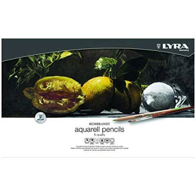 Immagine di LYRA Rembrandt confezione in metallo 72 matite colorate acquerellabili assortite
