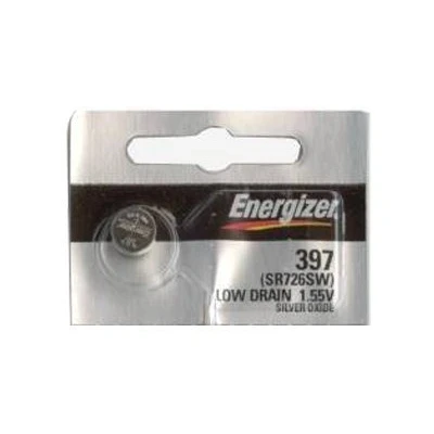 Immagine di 2 pcs Energizer 397 396 SR726SW SR726W argento Oxid batteria per orologi
