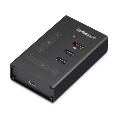 Immagine di StarTech.com Hub USB A 4 porte in metallo, C 3x e 1x C, USB3.0, 5Gbps (HB30C3A1CST)