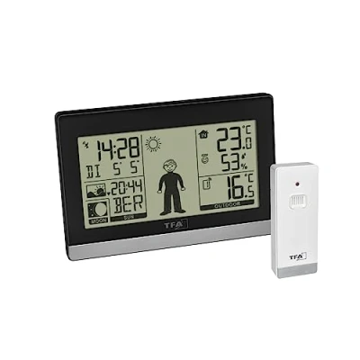 Immagine di TFA Dostmann Weather Boy 35.1159.01 Stazione meteo digitale senza fili Previsione per 8 ore Numero di sensori max. 3