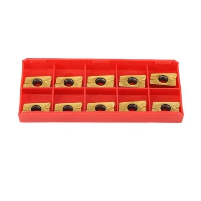 Immagine di Inserti in Metallo Duro, per Fresatura APMT1604 10PCS Tornio Duro Cementato Durezza 15 50HRC Acciaio Inossidabile