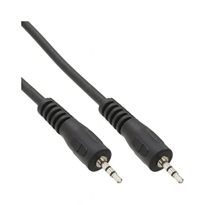 Immagine di InLine Cavo jack da 2,5 mm a maschio, stereo, colore: Nero 1 m
