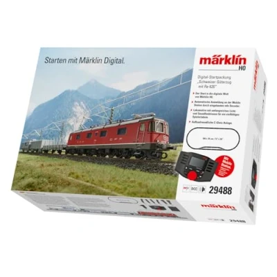 Immagine di Treno merci H0 Digital Startp.CH con Re 620 delle FFS Märklin 29488