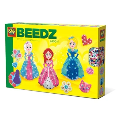 Immagine di SES Beedz Set di Perline da Stirare con Diamanti Principesse, Vari Colori, 6269