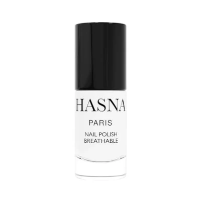 Immagine di HASNA PARIS smalto per unghie Halal Eco responsabile Lucentezza e lunga tenuta Facile da applicare 6ml (BIANCO)