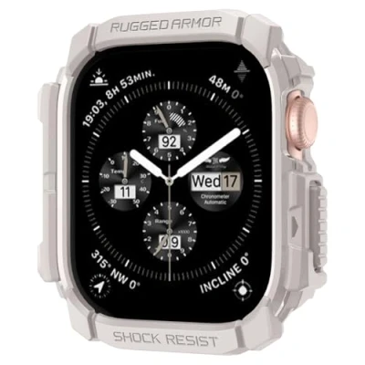 Immagine di Spigen Cover Rugged Armor Compatibile con Apple Watch Series 10 46mm (2024) Dune Beige