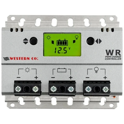 Immagine di Western Co. Solar Charge Controller WR 30 Regolatore di carica PWM 12 V, 24 V A