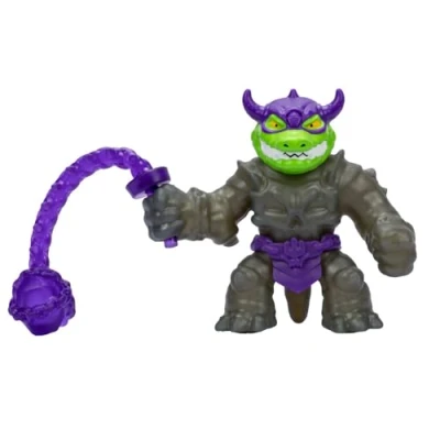 Immagine di Heroes of Goo Jit Zu BANDAI Action Figure Deluxe Rock Jaw, struja e allunga, multicolore, CO42932