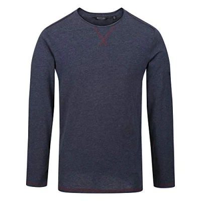 Immagine di Regatta Karter II&#039; Maglia Casual A Maniche Lunghe, T Shirts/Polos/Vests Uomo, Dark Denim, S