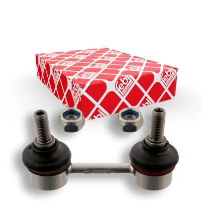Immagine di febi BILSTEIN 28220 Bielletta barra stabilizzatrice Assale posteriore Sx, Dx 76 M10 x 1,25 Plus con dado autobloccante Acciaio