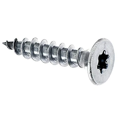 Immagine di Alberts 338763 Vite per legno Maxi Fix, senza bit, in contenitore da appendere, acciaio inox, Ø5 x 25 mm, Set 16