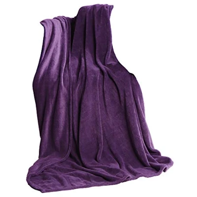 Immagine di CelinaTex Oeko TEX, soffice coperta per divano, in morbida microfibra, 150 x 200 cm, colore lilla