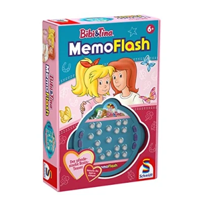 Immagine di Schmidt Spiele 40616 Bibi e Tina, Memo Flash, Gioco da Ragazzi, Multicolore [Esclusivo Amazon]