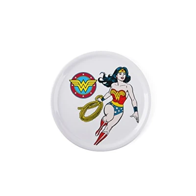 Immagine di Excelsa Wonder Woman Piatto Pizza, Porcellana, Bianco
