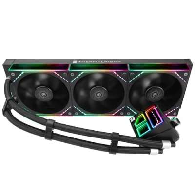 Immagine di Thermalright Frozen Infinity 360 BLACK Raffreddatore a liquido per CPU, tripla ventola PWM con 2000 giri/min, raffreddamento CPU Aio, AM4/AM5 e Intel LGA115X/2011/1700/1851, Mirror