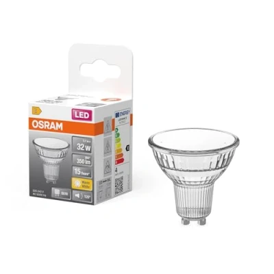Immagine di OSRAM 4099854458668 Lampada riflettore a LED ERP E (A G) GU10 3.1 W Bianco caldo (Ø x A) 50.00 mm 1 pz.