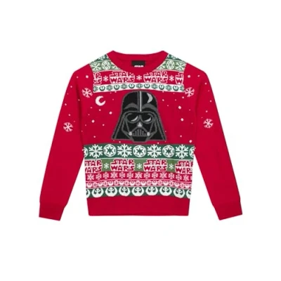 Immagine di Star Wars Maglione Natalizio Darth Vader Natale Rosso 11 12 Anni