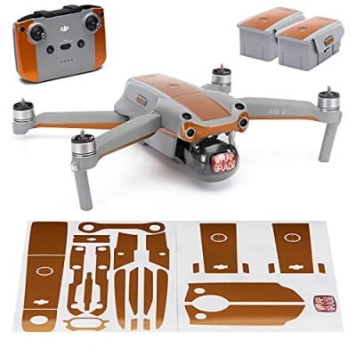 Immagine di Wrapgrade Main Unit Skin Compatibile con DJI Air 2S Accent Color B (BUTTERFLY COPPER)