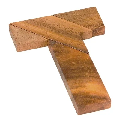 Immagine di Logica Giochi art. T PUZZLE Rompicapo Geometrico in Legno Gioco Educativo 100 1 Serie Euclide