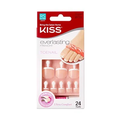 Immagine di Kiss Nail Kit, Toenail, No Chip, Real Short, Limitless, EFT01 1 kit