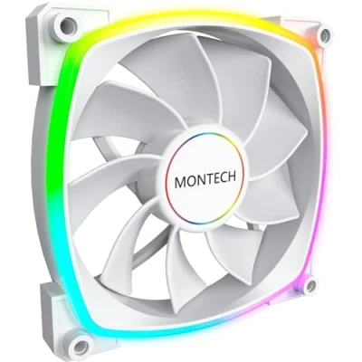 Immagine di Montech RX140 PWM ARGB Reverse Lüfter 140mm, weiß Ventola per PC case (L x A P) 140 25 mm