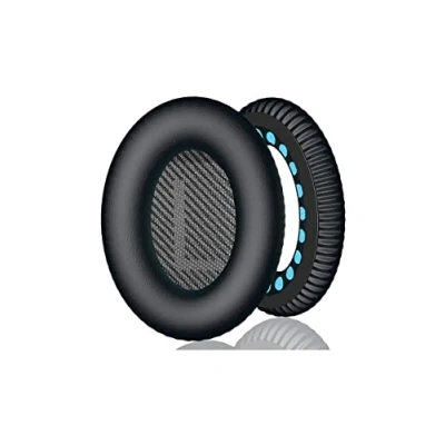 Immagine di INF Cuscinetti auricolari per Bose QuietComfort 15 QC2 QC25 Ae2 Ae2i Ae2w SoundTrue &amp; SoundLink cuffie (1 paio nero)