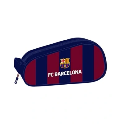 Immagine di Safta F.C. Barcellona Scarpiera ovale, multiuso, portatodo, sport, extraculare, calcio, comoda e versatile, 34 x 18 15 cm, colore: Blu navy/bordeaux, marino/Granato, Estándar, Casual