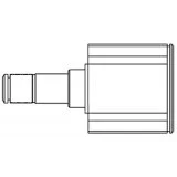Immagine di GSP 644009 Kit Giunto Omocinetico cambio manuale A 5 marce Assale anteriore, sul lato del OPEL: Corsa D Hatchback, C Meriva