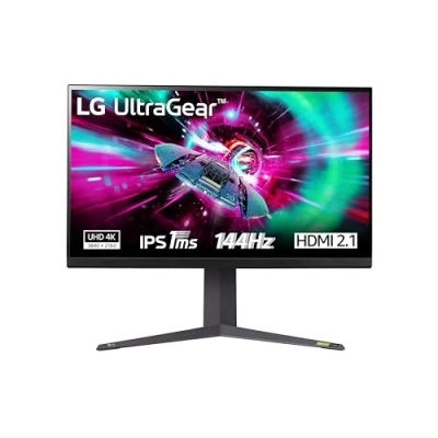 Immagine di LG 32GR93U UltraGear Gaming Monitor 32&quot; UltraHD 4K IPS HDR 400, 3840x2160, 1ms, G Sync Compatible, AMD FreeSync Premium Pro 144Hz, HDMI 2.1 VRR, HDCP 2.2, Display Port 1.4, Flicker Safe, Nero
