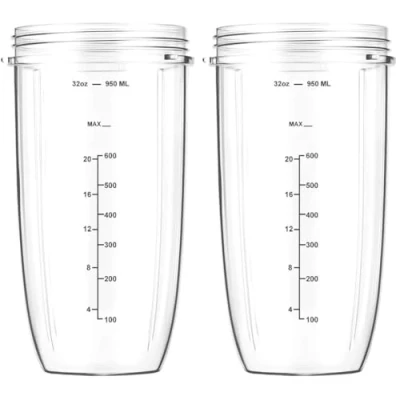Immagine di Tazza di Ricambio per Frullatore NutriBullet Pro 900 Watt e 600 Elettrico, Pezzo della Tazza, Frullatori Parte Spremiagrumi Accessori Blender Sostituzione