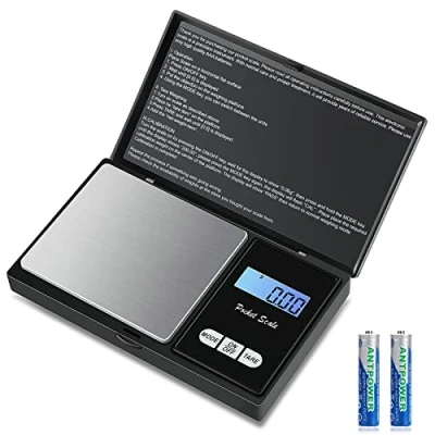 Immagine di Bilancia di Precisione 500g/0.01g Portatile Bilance per Gioielli(7 Unità),Bilancia Digitale con Display LCD Retroilluminato【Funzione Tara】,per Cucina/Caffè/Gioielli/Farmaci(2 batterie incluse)