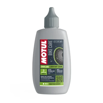 Immagine di Motul Lubrificante per Catene di Bicicletta Condizioni Asciutto Antiusura Resistente all&#039;Acqua e alla Ruggine Flacone con Contagocce Bike Care Chain Lube Dry Road 100 ml